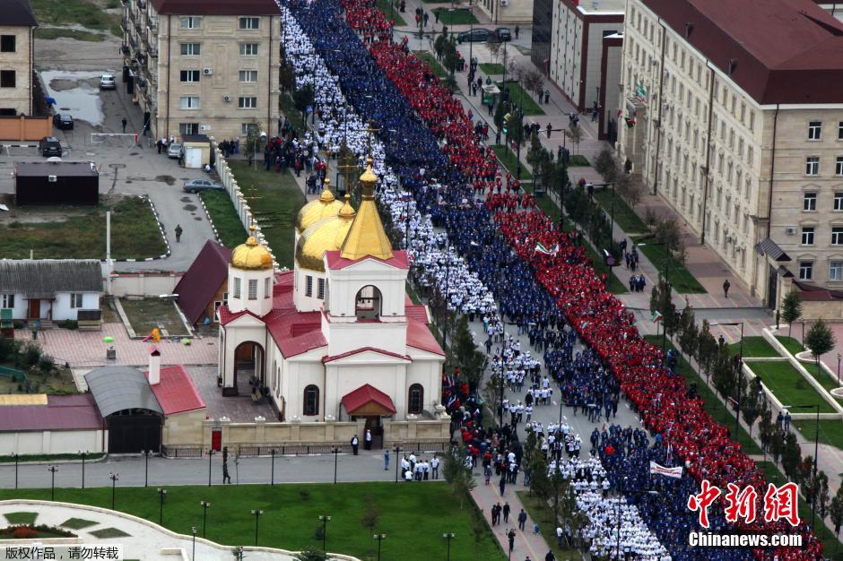 Чечня отметила день рождения Владимира Путина