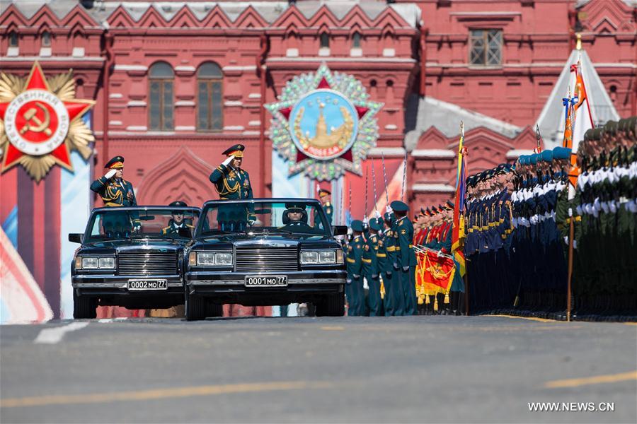 Генеральная репетиция Парада Победы на Красной площади