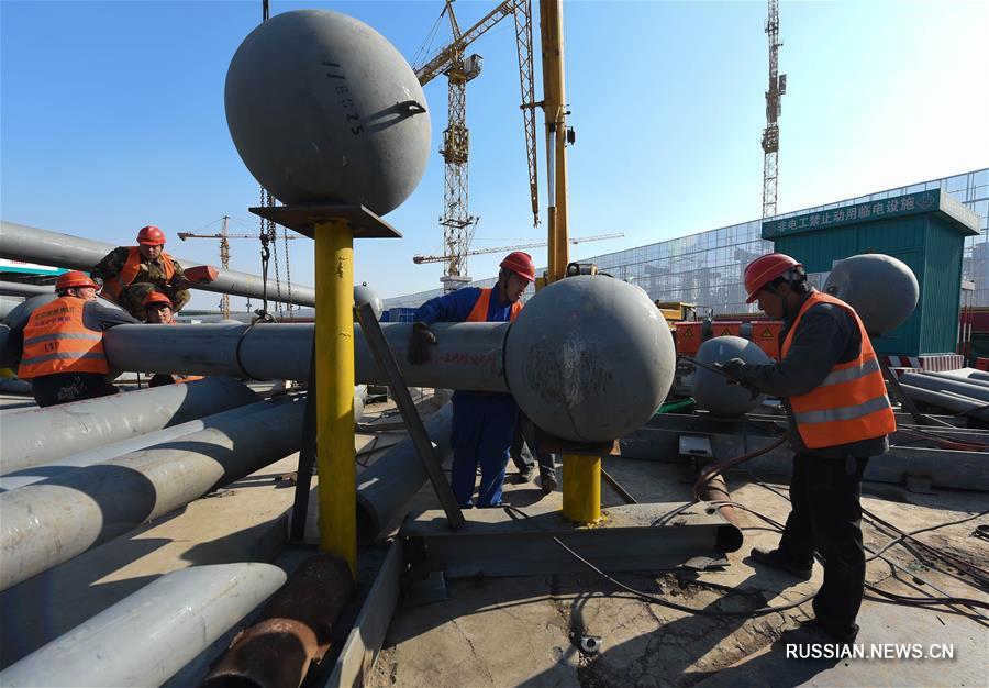 Продолжается строительство нового пекинского аэропорта