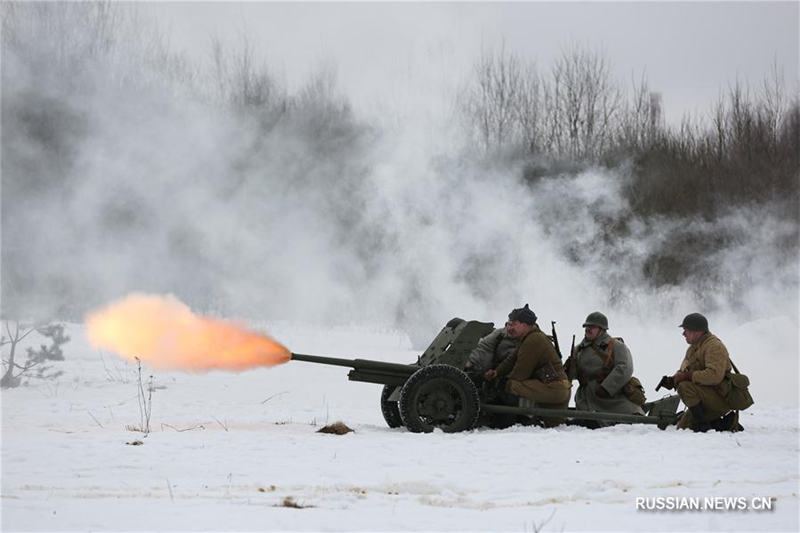 Военно-исторический фестиваль "Зимняя Война. Как это было" прошел под Санкт-Петербургом