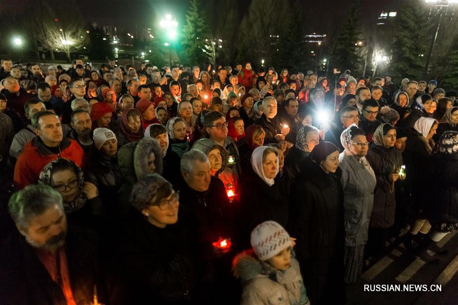 Пасхальные торжества в Москве