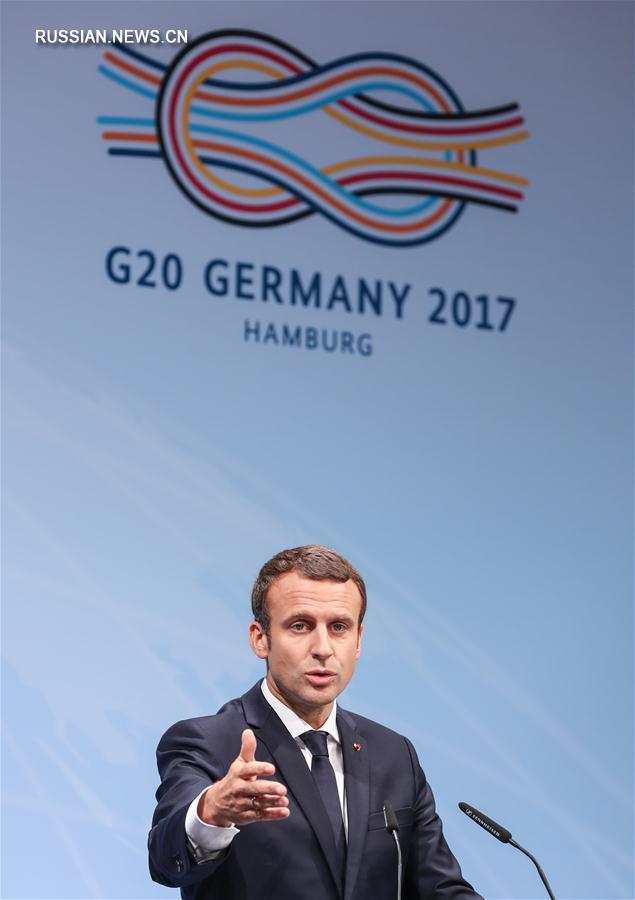 Пресс-конференция саммита G20 в Гамбурге