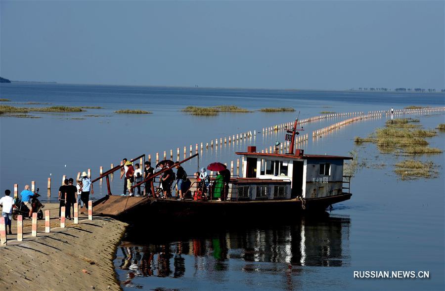 Автодорога в Юнси скрылась под водой