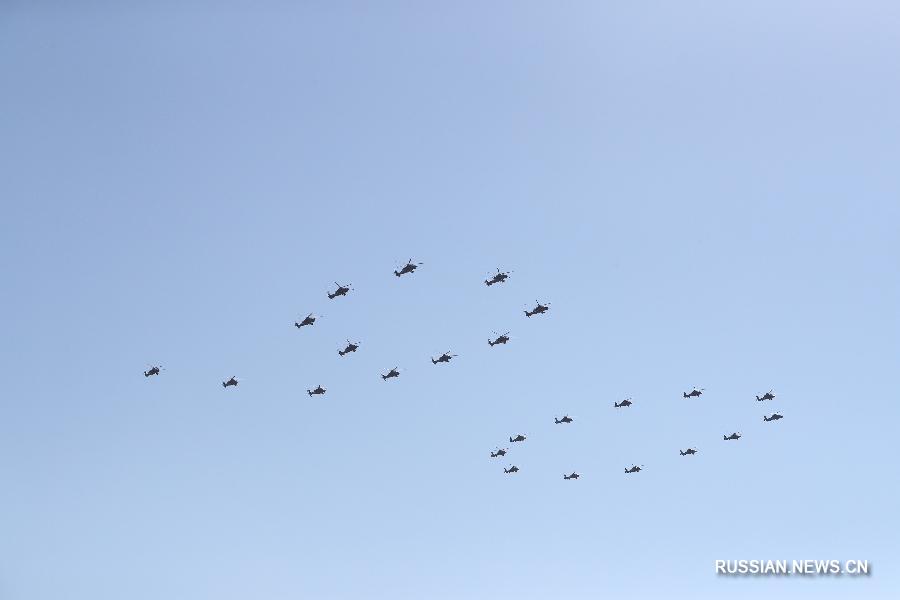 На полигоне Чжужихэ начался военный парад