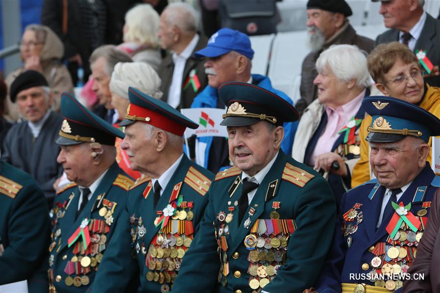 Торжественный парад в честь Дня независимости Беларуси прошел в Минске