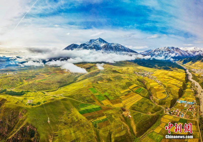 Осенние пейзажи в горах Цилянь