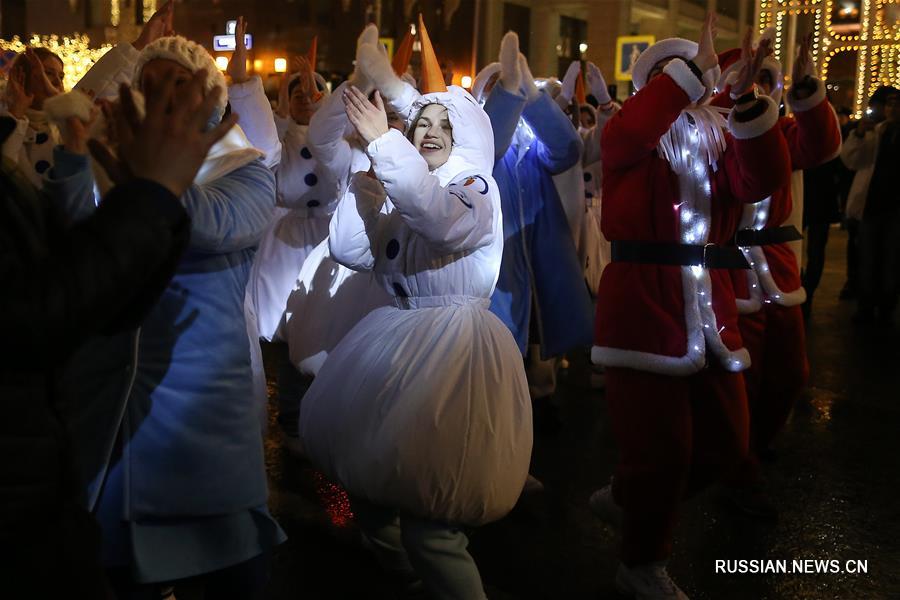 Столица России встретила 2019 год