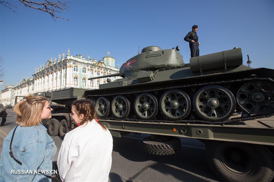 В Санкт-Петербурге прошла репетиция парада Победы