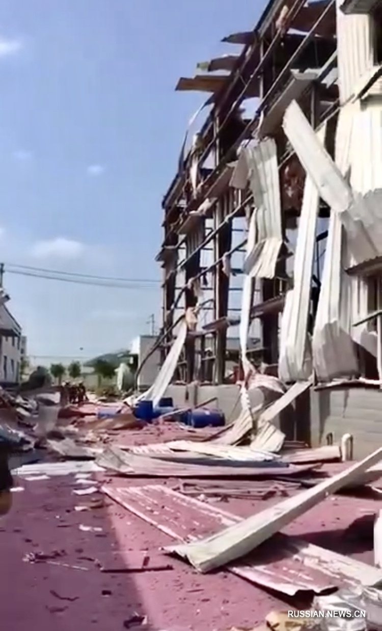 Число пострадавших при взрыве на химическом заводе в Южном Китае возросло до 6 человек