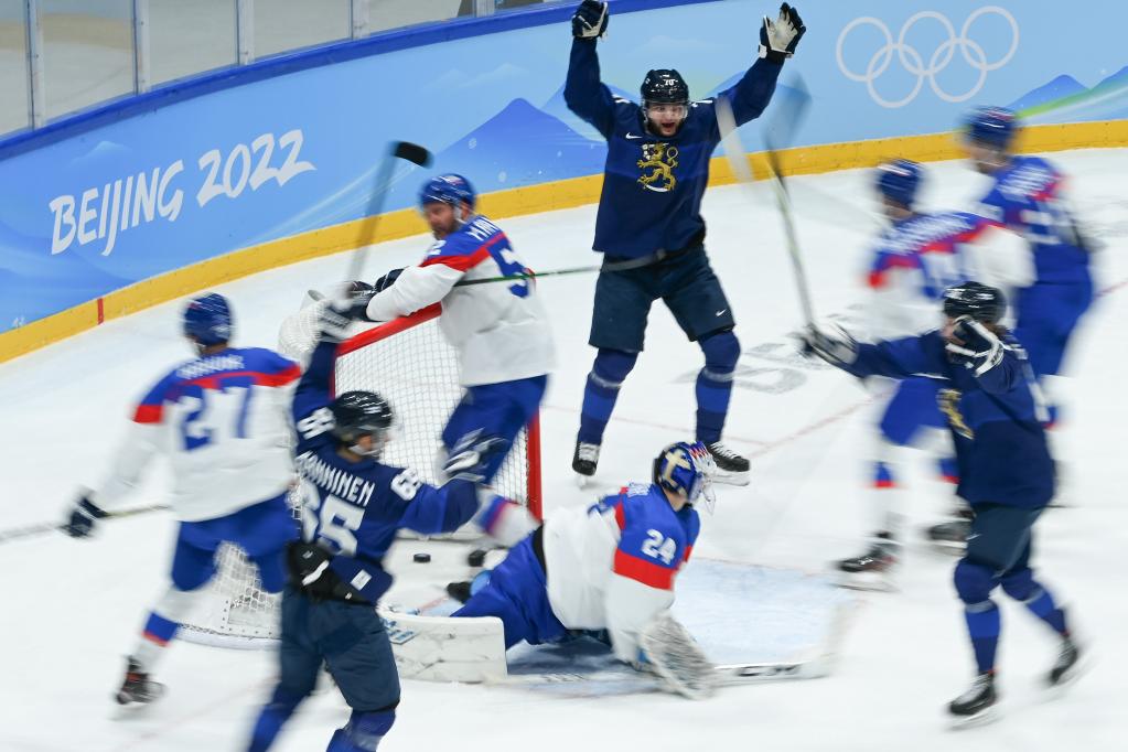 Сборная Финляндии вышла в финал олимпийского хоккейного турнира