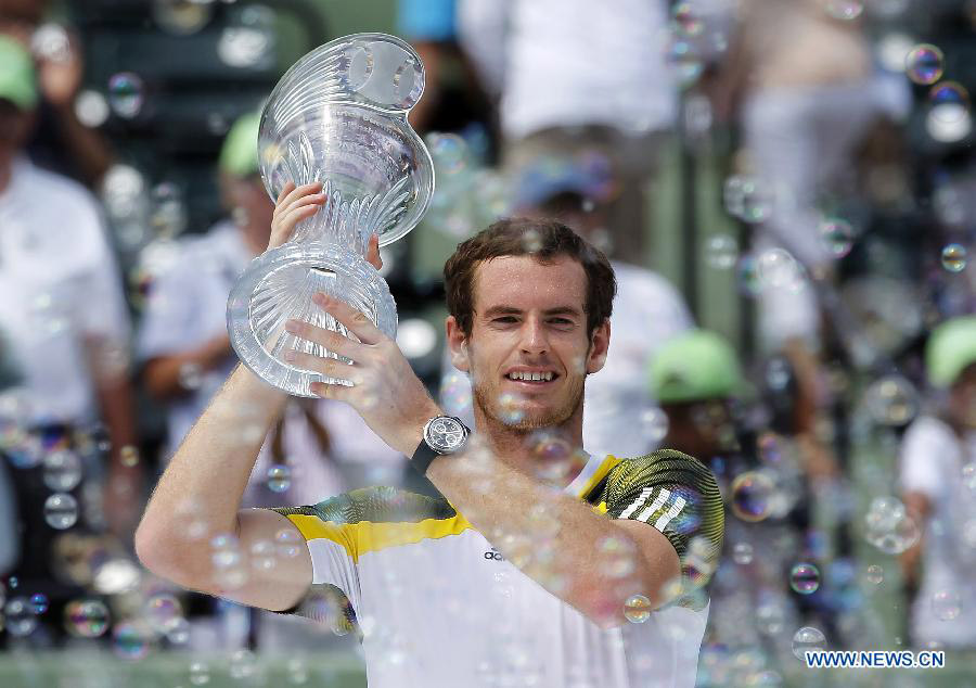 Британский теннисист Э. Маррей поднялся в рейтинге ATP на второе место (2)