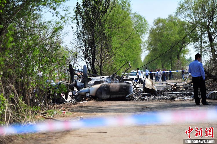 В Шэньяне разбился легкий самолет (3)