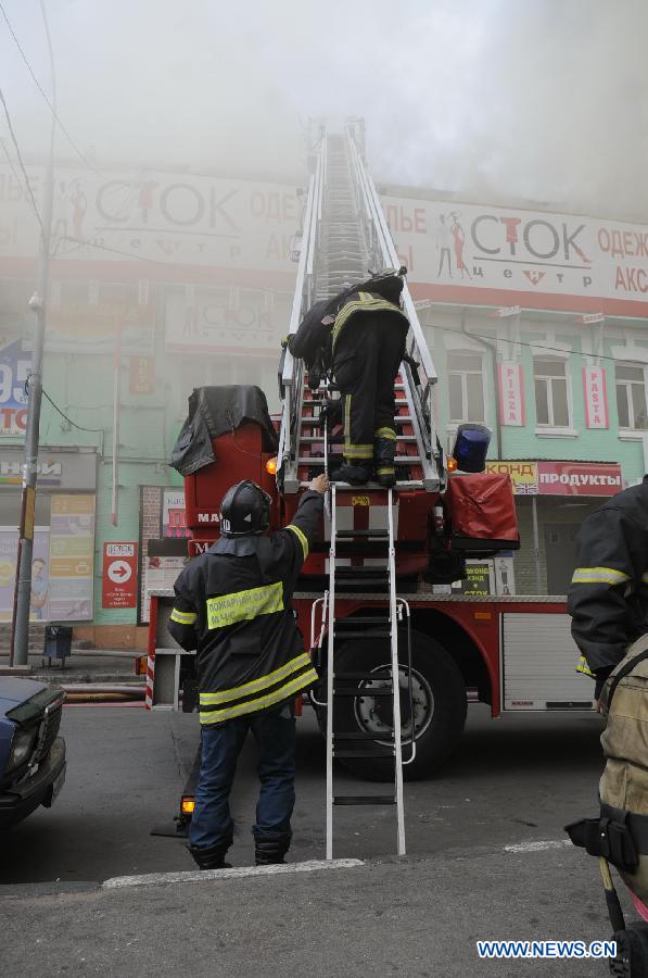 В центре Москвы горит кафе (3)